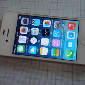 綺麗なiPhone4 32GB A1332 iOS7.1.2 美品 バッテリ元気な美品 送料無料