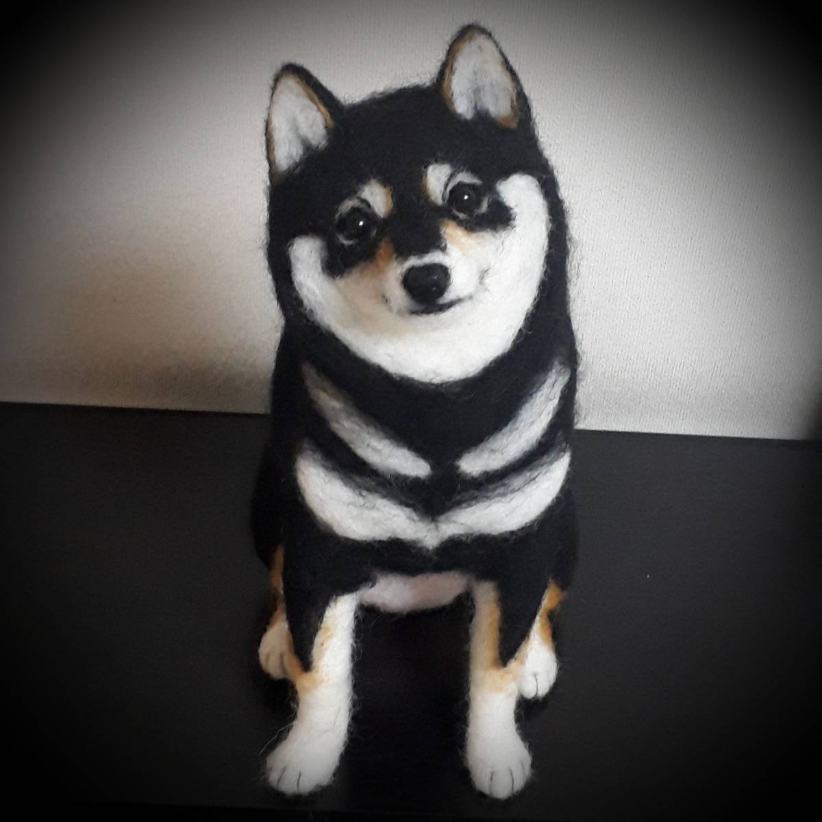 独特な 送料無料 羊毛フェルト 黒柴 大きめの子 柴犬 犬 羊毛フェルト Www Comisariatolosandes Com