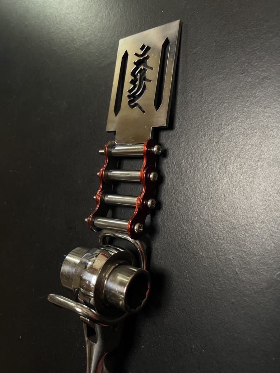 珍しい自転車熱い販売 パイプ式 水平器差し (好きな文字可能) - 作業用具