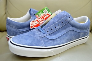 新品未使用 USA企画 VANS OLD SKOOL オールドスクール ピッグ スエード 撥水 Pig SUEDE ネイビー 革 定価10450円 US8 26センチ 送料無料