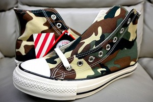 新品未使用 CONVERSE コンバース ALL STAR オールスター AS US CAMO HI U.S. ORIGINATOR 迷彩 ウッドランドカモ ¥8,250 US7.5 26センチ