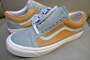 新品未使用 VANS バンズ USA企画 OLD SKOOL 36 DX ハラコ 馬毛 ポニーファー ポニーヘア VN0A54F341B 定価17,600円 US8 26センチ 送料無料