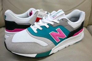 新品未使用 New Balance ニューバランス CM997 HZH ホワイト グリーン ピンク 10,120円 US9 27センチ 送料無料