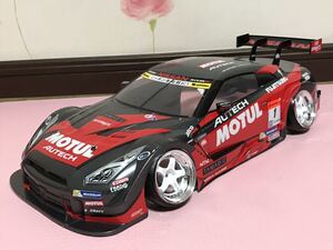 送料無料 1/10 日産 GT-R R35 モチュール オーテック レーシングカー タミヤ ラジコン ボディ TAMIYA NISSAN MOTUL AUTECH