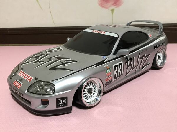 送料無料　1/10 トヨタ　スープラ　JZA80 ブリッツ　タミヤ　ラジコン　ボディ　TAMIYA TOYOTA SUPRA BLITZ RC BODY