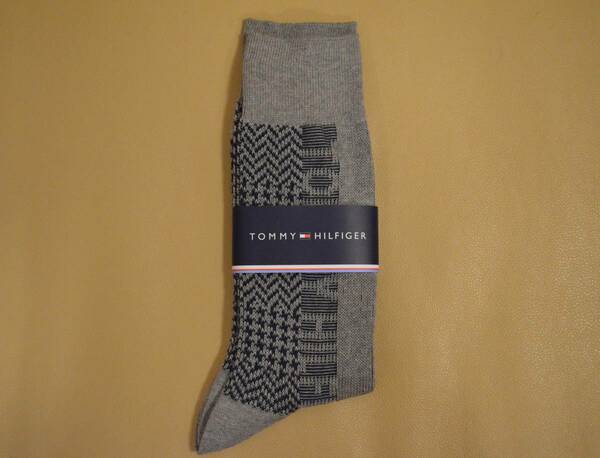 新品　未使用　男性　TOMMY HILFIGER 　トミーヒルフィガー　綿混ソックス　日本製　 送料無料