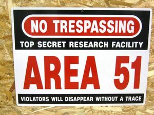 エリア51 道路標識 AREA51 看板 アメリカ ディスプレイ プレート サイン