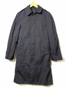 ■ デットストック 80s 87年製 ビンテージ US NAVY ALL-WETHER, COAT オールウェザー コート ボアライナー付き 軍物 比翼 32R ブラック ■