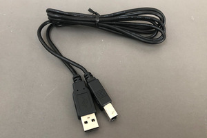 ☆未使用品 USB2.0ケーブル 1.5m プリンターケーブル Aオス・Bオス 管理番号[F2-B0015]