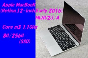 O●Apple●MacBook (Retina, 12-inch, Early 2016)●MLHC2J/A●Core m3 1.1GHz/8G/256G(SSD)●1