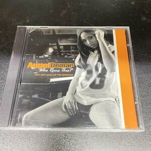 ● HIPHOP,R&B ANGEL DEMAR - WHO RUN THIS INST,シングル,RARE,入手困難,PROMO CD 中古品