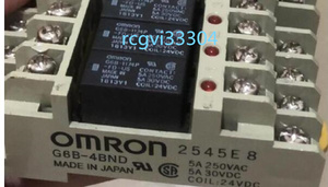 新品100個セット入り オムロン OMRON製ターミナル リレー G6B-4BND DC24V 24VDC