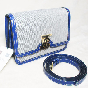 BURBERRY バーバリー THE TB BAG ショルダーバッグ キャンパス INK NAVY 未使用美品