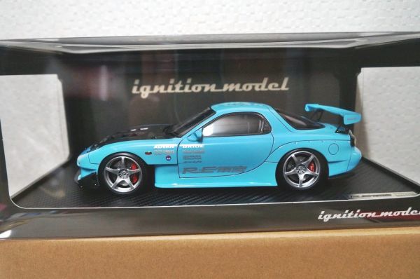 イグニッションモデル マツダ RX-7 (FD3S) FEED 1/18 ミニカー IG 白-