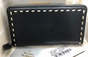 Vivienne Westwood ラウンドファスナー ロング ウォレット ブラック 未使用