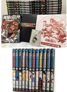 進撃の巨人 1〜34 全巻セット+特典4点+鋼の錬金術師12冊