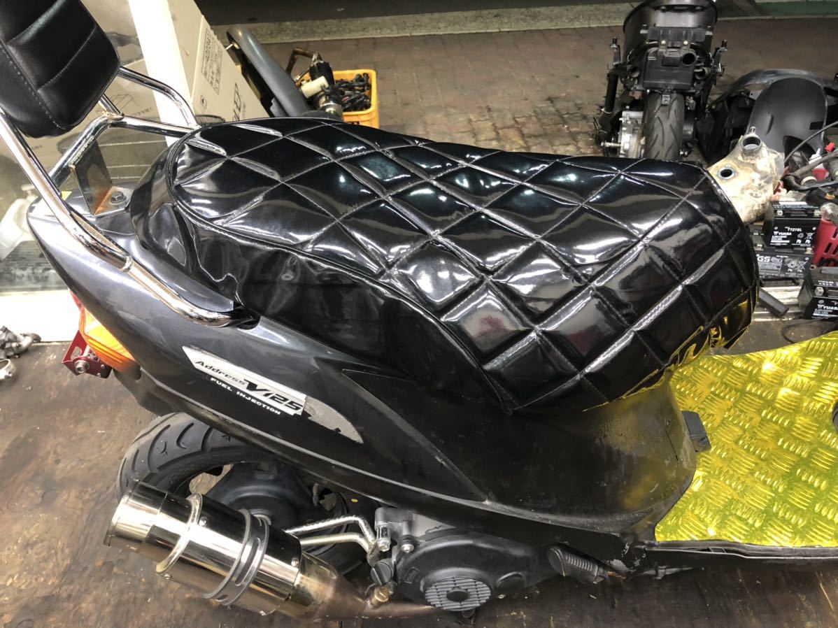 アドレスV125 エナメルシート ブラック - 通販 - assaar.co.uk