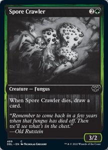 MTG ■緑/英語版■ 《這いまわる胞子/Spore Crawler》★FOIL★ イニストラード:ダブルフューチャー DBL