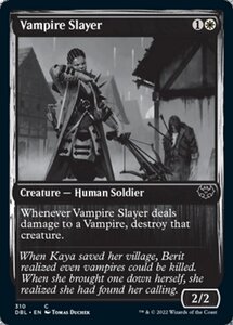 MTG ■白/英語版■ 《吸血鬼の討伐者/Vampire Slayer》イニストラード:ダブルフューチャー DBL