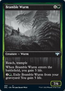 MTG ■緑/英語版■ 《棘茨のワーム/Bramble Wurm》イニストラード:ダブルフューチャー DBL