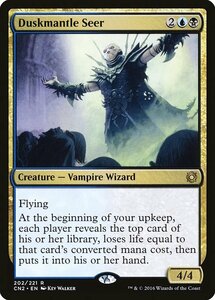 MTG ■金/英語版■ 《ダスクマントルの予見者/Duskmantle Seer》コンスピラシー:王位争奪 CN2