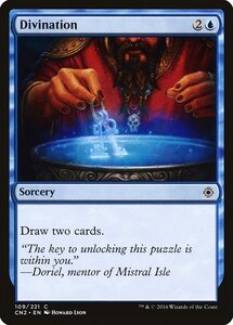 MTG ■青/英語版■ 《予言/Divination》コンスピラシー:王位争奪 CN2