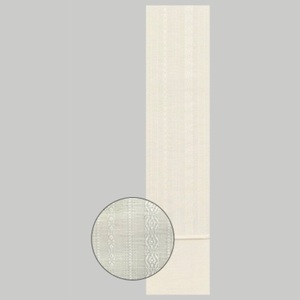  man obi [ silk . on man obi genuine . front Hakata obi ] white silk 100%.145.23381