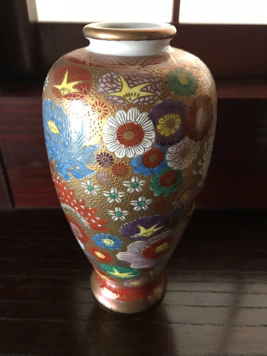 最適な材料 昭和レトロ 九谷焼 花瓶 壺 美の伝統 rahathomedesign.com