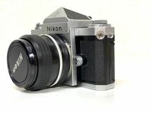 良品 Nikon NEW F アイレベル ニコン フィルムカメラ ボディ シルバー レンズ NIKON 35mm 1:28 カメラ NEWF ▲_画像3