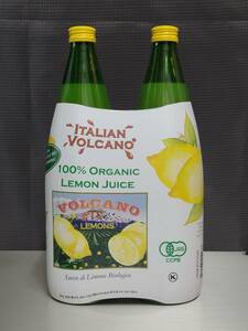  Italian boruke-no100% organic lemon juice 1L× 2 ps 