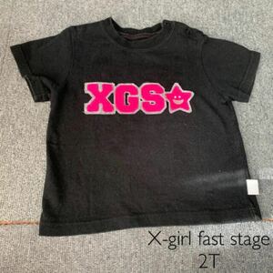 X-girl ワッペンTシャツ 半袖Tシャツ