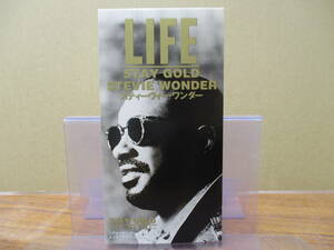 S-1783【8cm シングルCD】美盤 スティーヴィー・ワンダー LIFE～ステイ・ゴールド STEVIE WONDER life stay gold トヨタ新型カムリCM