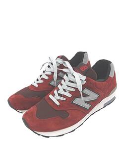 New Balance ニューバランス M1400CT スニーカ メンズ 28cm made in USA レッド赤 正規品 中古品