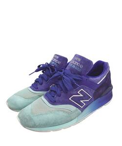 New Balance ニューバランス M997NSB スニーカ メンズ 28.5 水色×ブルー made in USA 正規品 中古品