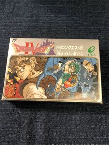 送料無料♪ 良品♪ 電池交換して発送♪ ドラゴンクエスト4 ファミコンソフト 箱説付き 端子メンテナンス済 動作品　同梱可能　FC