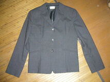 525-26♀：　Aylesbury 　アリスバーリー 　東京スタイル　テーラードジャケット　size.13　色.チャコールグレー_画像1