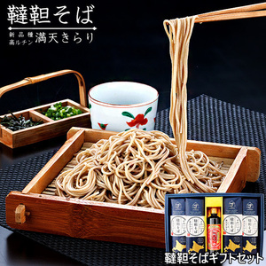 .. soba gift set (... noodle 8 sack god .. dressing 300ml) Hokkaido male . block special product full heaven Kirari use (ru chin . abundance ) Hokkaido production ... from use ( free shipping )