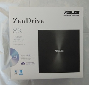 ASUS エイスース ZenDrive　SDRW-08U7M-U/BLK　外付け　ハードディスク　DVDドライブ　コンピュータ　パソコン　Windows　周辺機器