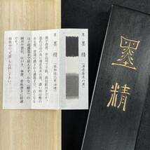 墨精 10丁型 01809 墨運堂 固形墨 書道 習字 和墨 書道墨 漢字 練習用半紙向き 油煙墨 松煙墨 送料無料 まとめて 書道用品 文房四宝　新品_画像7