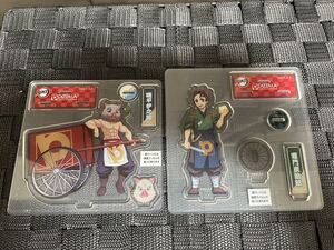鬼滅の刃 ピザーラアクリルスタンド 竈門炭治郎・嘴平伊之助 セット