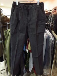 SON OF THE CHEESE サノバチーズ (SC1720-PN09) m. j. k pants コットンレーヨン 2タック パンツ チャコールグレー charcoal gray S