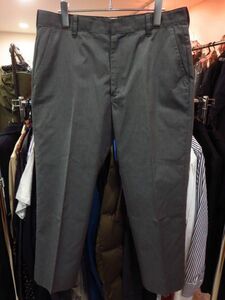 ANATOMICA PARIS アナトミカ (530-471-21) S18 薄手 コットン ポリエステル スラックス パンツ SLACKS PANTS 灰 グレー GRAY 34