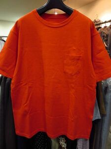 THE NORTH FACE ノースフェイス (NT31804R) S/S HVY POCKET CREW クルーネックポケットTシャツ オレンジ ORANGE XL
