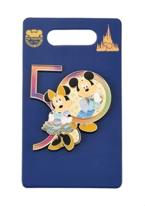 * Disney * world * resort 50 anniversary commemoration товары Mickey & minnie значок 