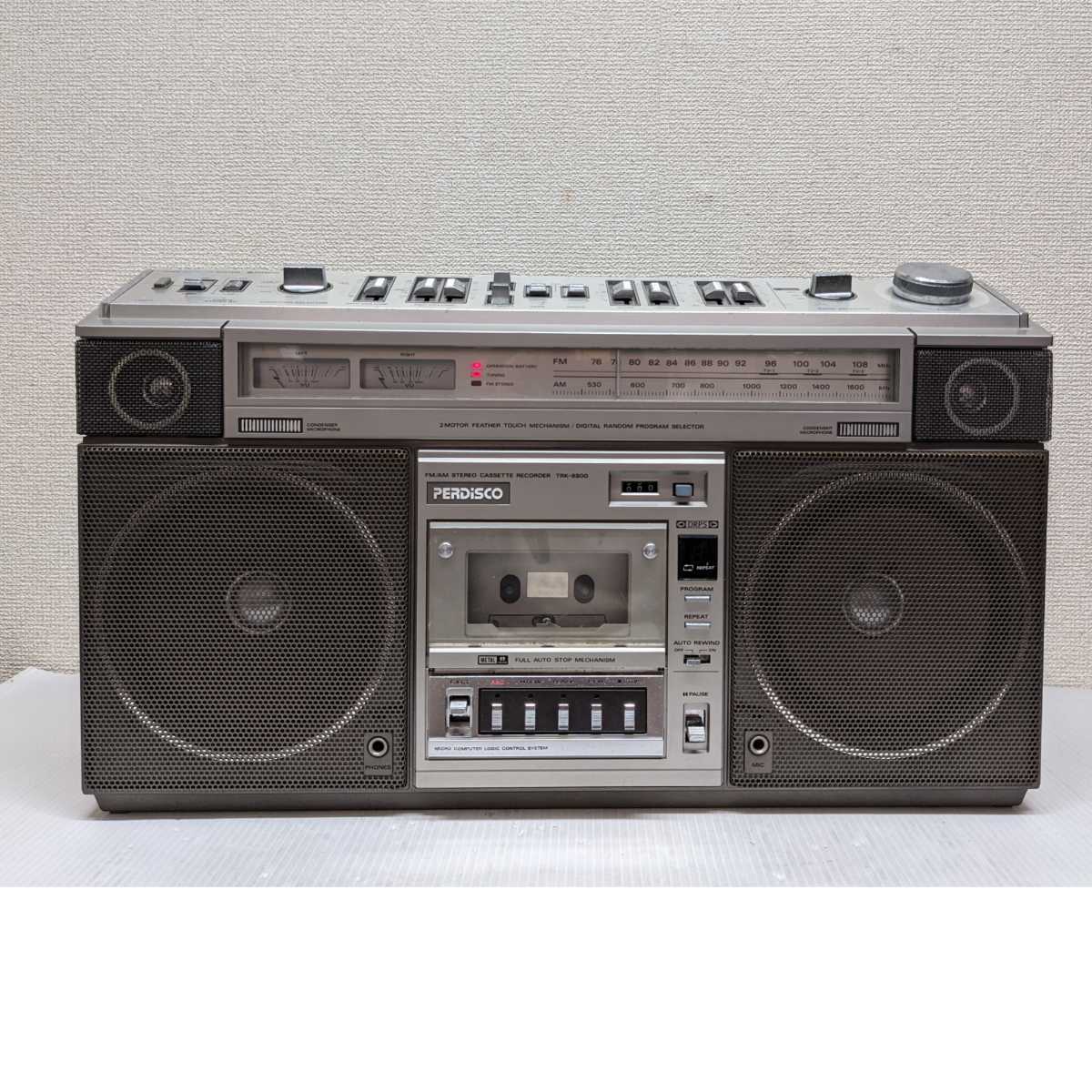 希少!極上!高級バブルラジカセHITACHI パディスコTRK-8800 作動品