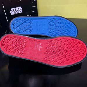 27.5cm ★新品 アディダス × スターウォーズ コートラリースリップ adidas originals STARWARS コラボ スリッポン スニーカー 黒 FY5312の画像7