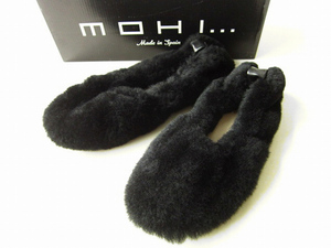 [ free shipping ] beautiful goods MOHI mouton ballet shoes black [ lady's 23.5cm]mohi shoes regular price 17800 jpy PV-34-9231