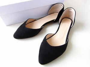 [ free shipping ]SHIPS Ships nacer de pie suede pumps sandals black [37/23.5cm] suede Ships . buy PV-34-9211