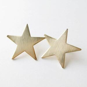  Star серьги звезда форма Flat коврик оттенок золота цвет аксессуары женский модные аксессуары PV-71-9252