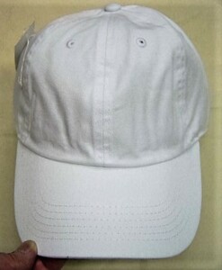 NEWHATTAN ニューハッタン男女兼用 1405 綿 ツイル 6パネル キャップ 白 F 帽子 野球帽 メンズ レディース 人気 おすすめ